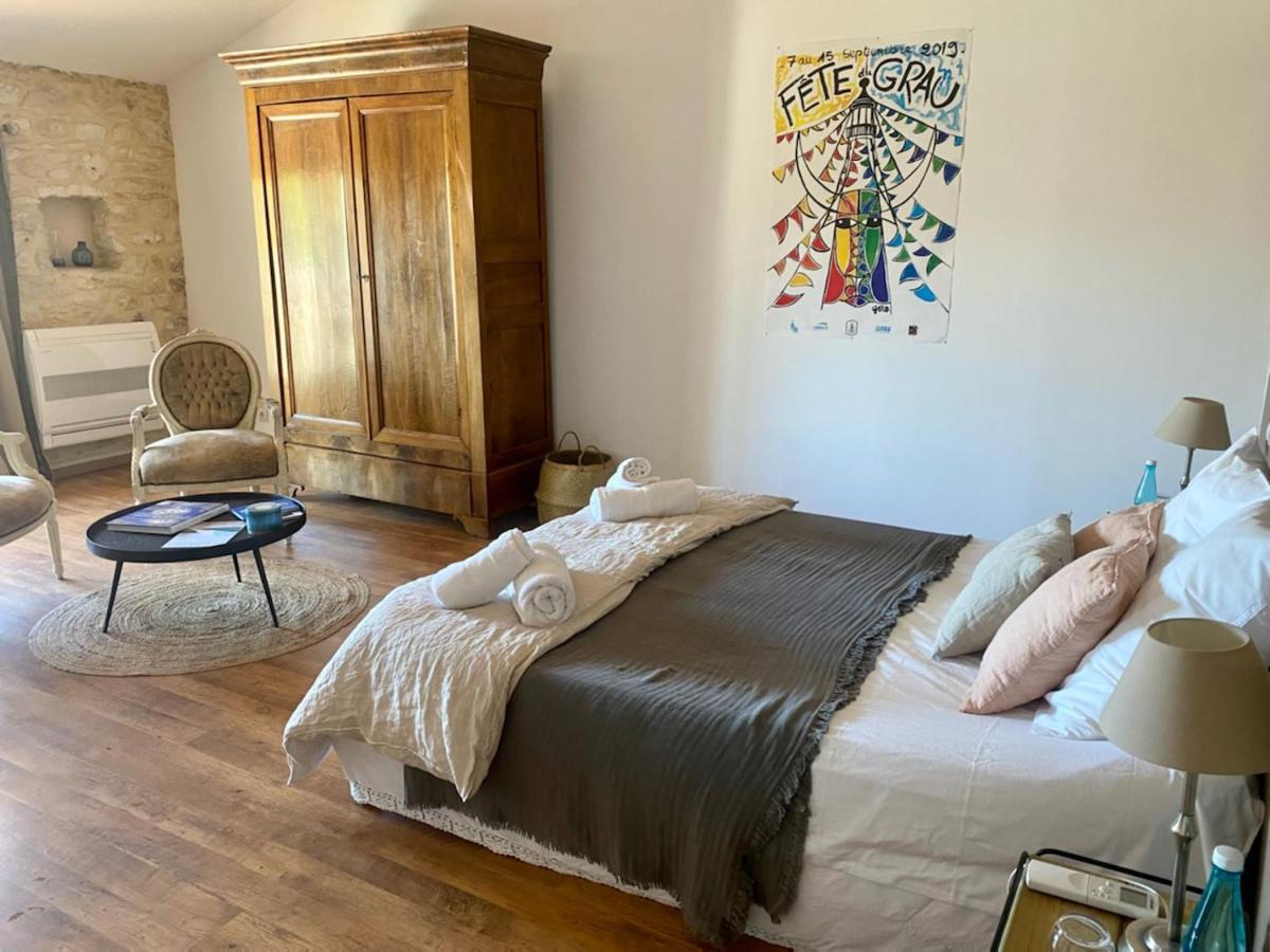 Saint-Genies-de-Malgoires La Maison Des Autres, Piscine Chauffee, Chambres D'Hotes Proches Uzes, Nimes, Pont Du Gard מראה חיצוני תמונה